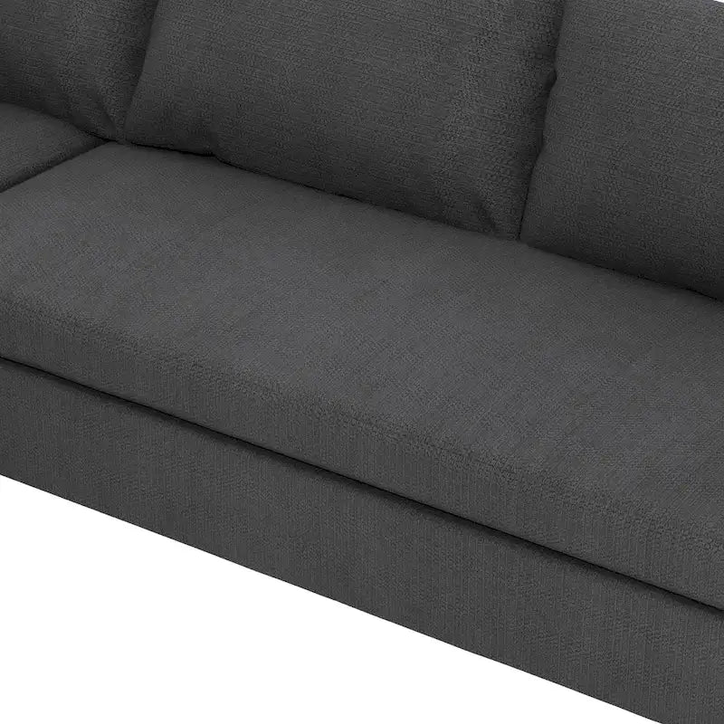 Canapé d'angle modulable, ensemble de canapés en chenille réversible en forme de U