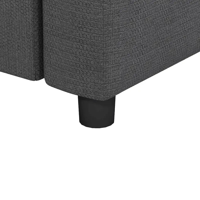 Canapé d'angle modulable, ensemble de canapés en chenille réversible en forme de U