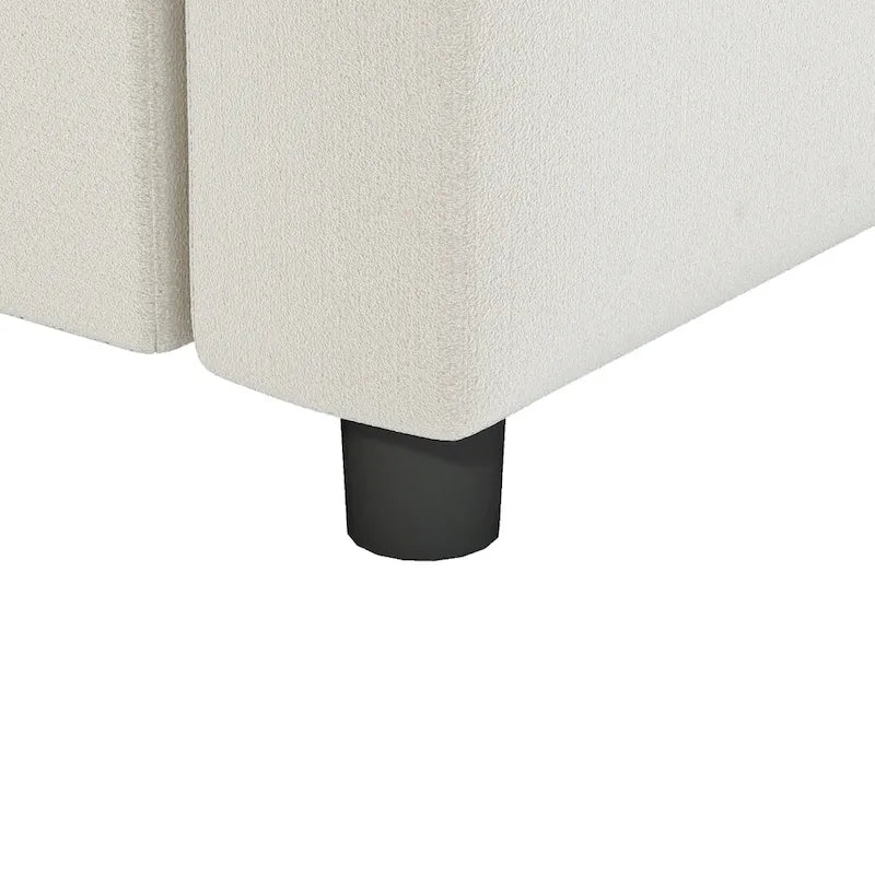 Canapé d'angle modulable, ensemble de canapés en chenille réversible en forme de U