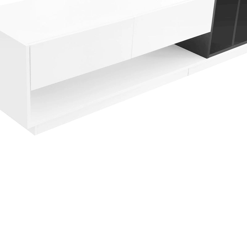 Meuble TV de 188 cm avec rangement et compartiment pour téléviseurs jusqu'à 80 po