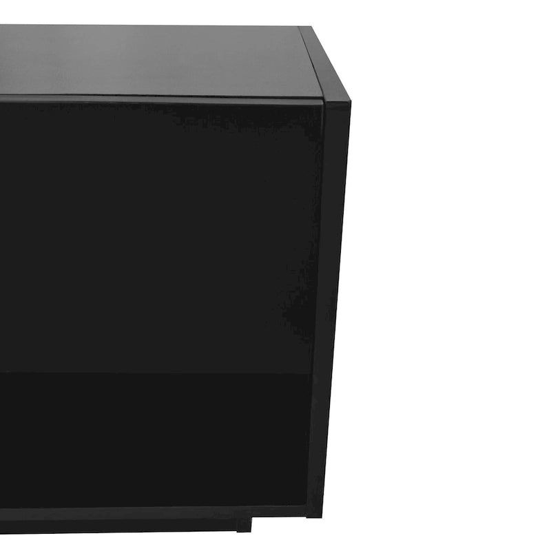 Meuble TV de 188 cm avec rangement et compartiment pour téléviseurs jusqu'à 80 po