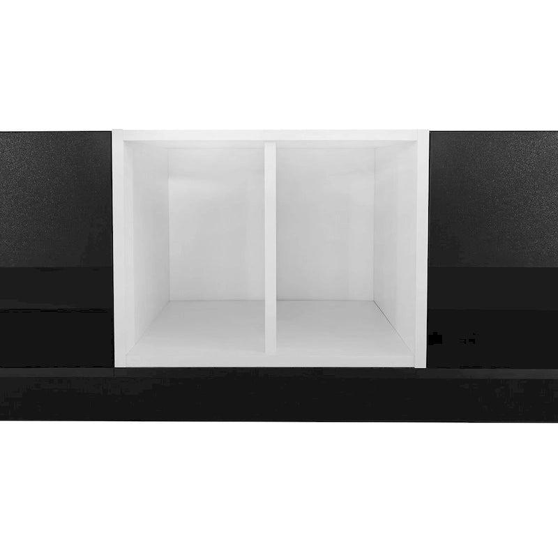 Meuble TV de 188 cm avec rangement et compartiment pour téléviseurs jusqu'à 80 po