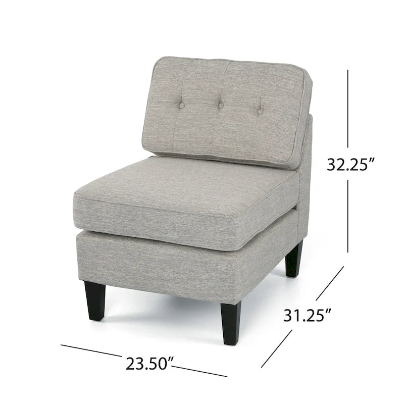 Chaise crapaud en tissu