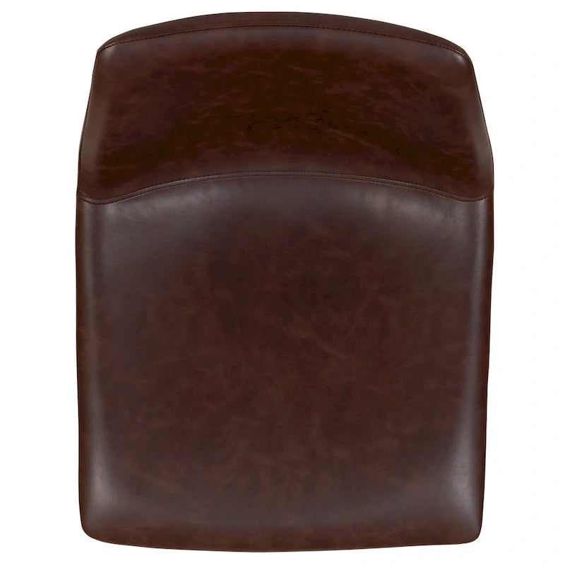 Tabourets de bar modernes rembourrés à hauteur de comptoir (Lot de 2)