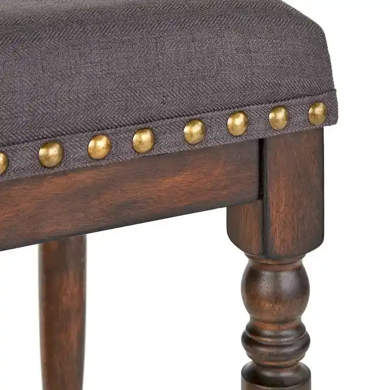 Tabouret de comptoir à pieds tournés (Lot de 2)