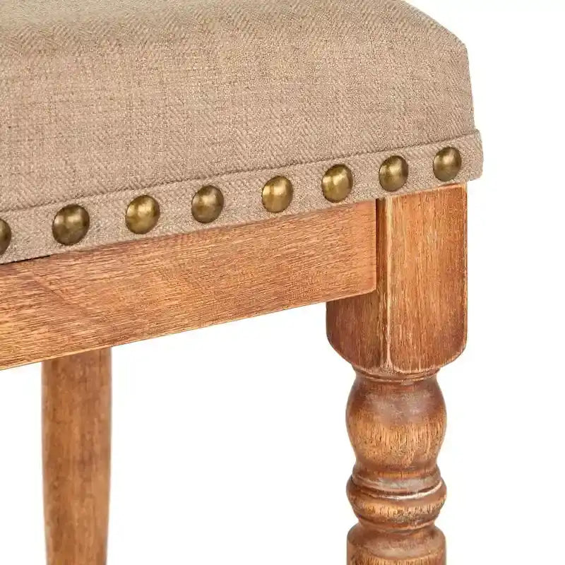 Tabouret de comptoir à pieds tournés (Lot de 2)