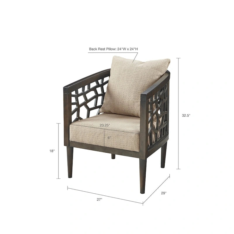 Fauteuil Craquelé