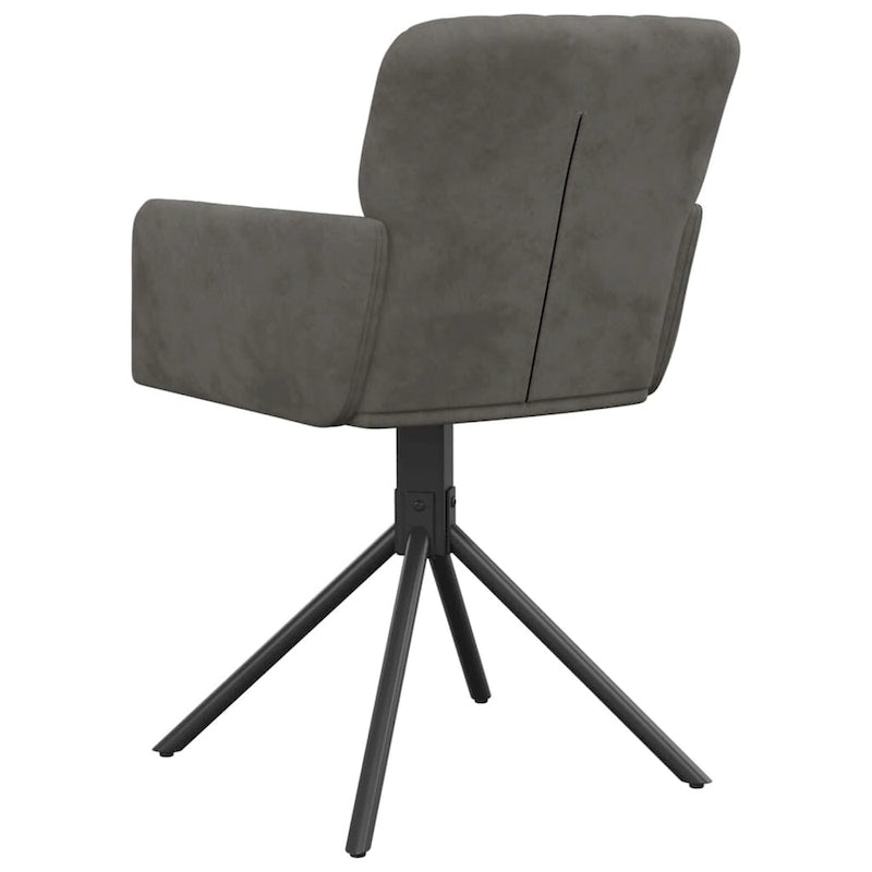 Chaises de salle à manger pivotantes, 2 pièces, fauteuils d'appoint modernes rembourrés en velours