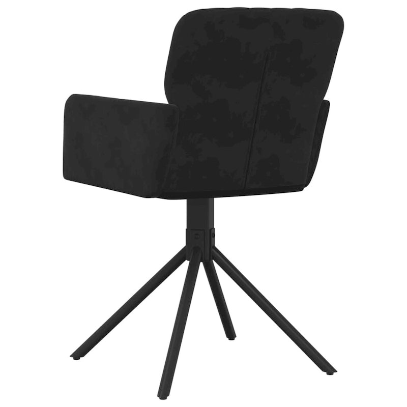 Chaises de salle à manger pivotantes, 2 pièces, fauteuils d'appoint modernes rembourrés en velours