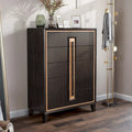 Commode moderne à 5 tiroirs en bois massif espresso Nyx Furniture of America