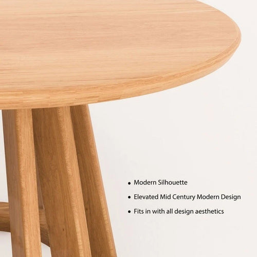 Petite table à manger ronde de 39 pouces