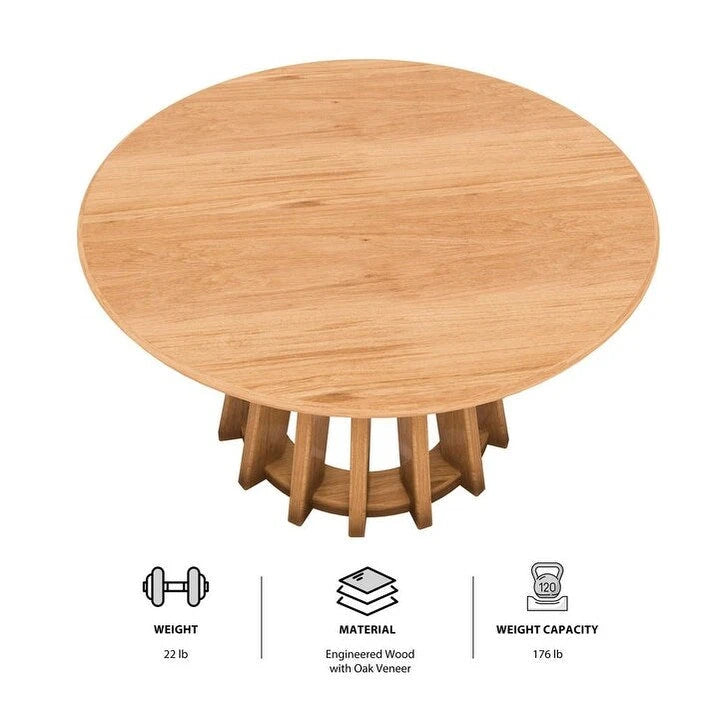 Petite table à manger ronde de 39 pouces