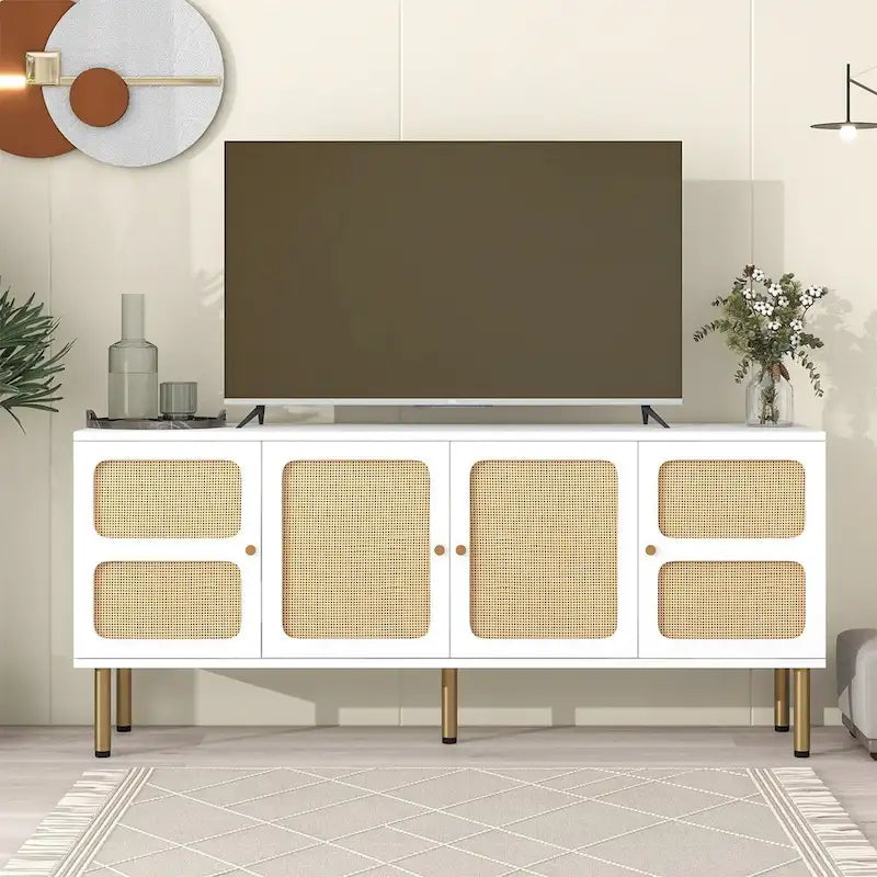 Meuble TV tissé pour téléviseurs jusqu'à 70 po